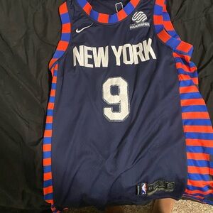 Rj Barrett knicks jersey